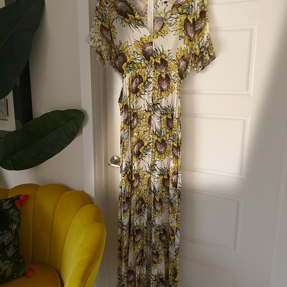 Maxi Sunflower Dress